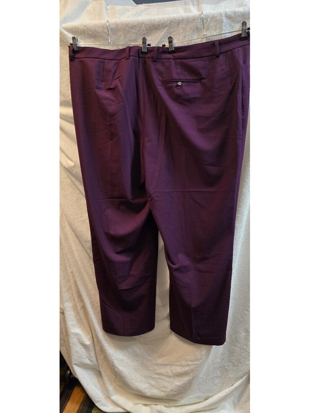 Calvin Klein Women's Burgandy Dress Pants Size 24W